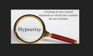 hypocrisy