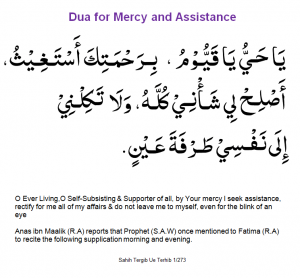 Dua for Mercy Assistance