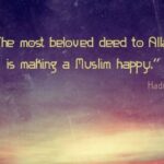 MAKING A MUSLIM HAPPY
