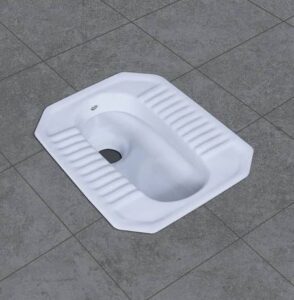 flat toilet