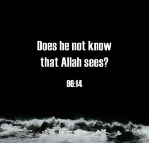 Allah Sees