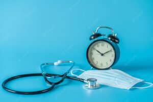 stethoscope clock