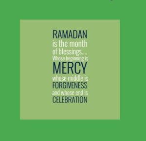 Ramadaan month of blessing