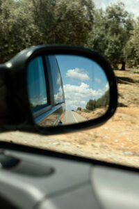 look back mirror-view-nature