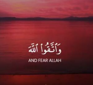 fear Allah