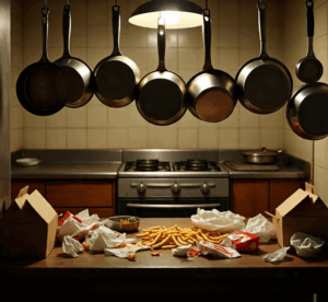 kitchen pots junkfood